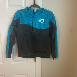 Nike Black and Blue Kids Hoodie
